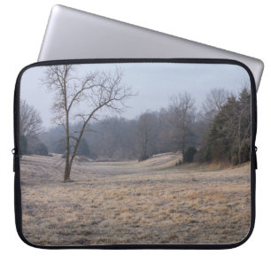 Foggy Meadow Laptop Sleeve