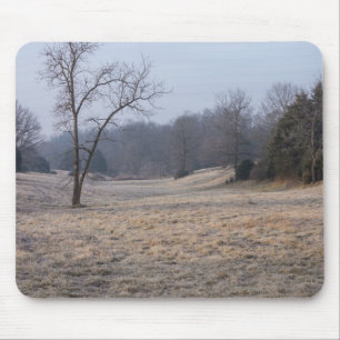Foggy Meadow Mouse Mat