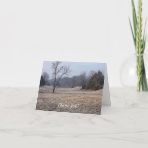Foggy Meadow Thank You Card