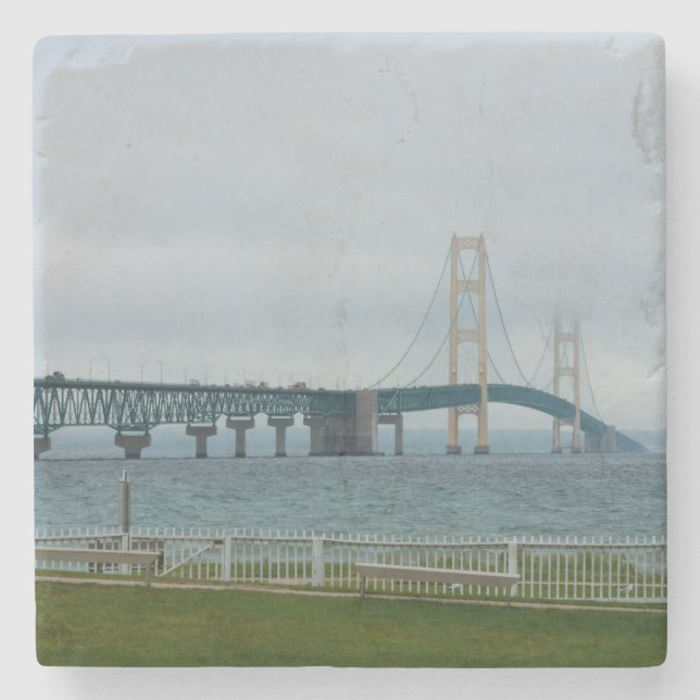 Foggy Mighty Mac Stone Coaster (Front)
