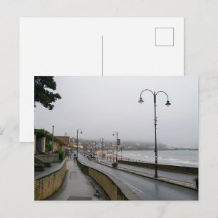 Foggy Morning at Scarborough Postcard