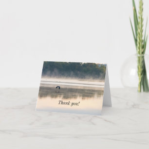 Foggy Morning Flight Thank You Card