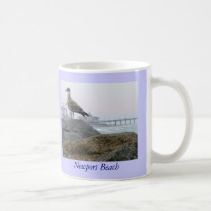 Foggy Morning in Newport Beach Mug