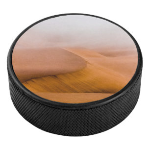 Foggy Namib Desert Hockey Puck