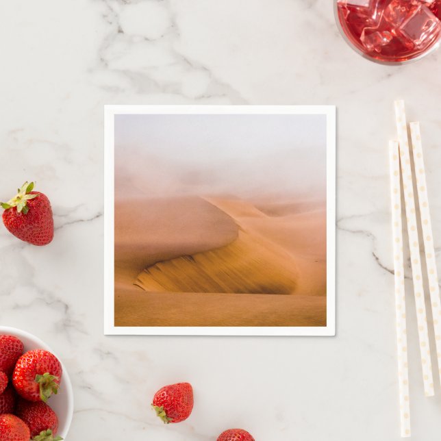 Foggy Namib Desert Napkin (Insitu)