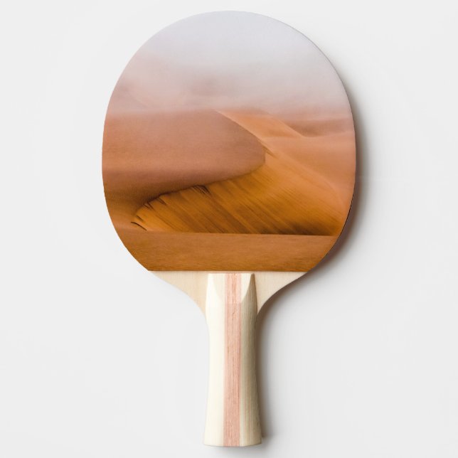Foggy Namib Desert Ping Pong Paddle (Front)