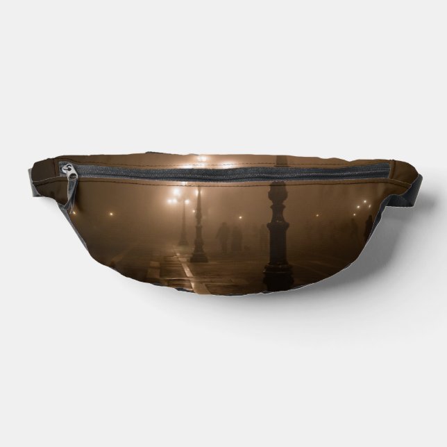 Foggy Piazza San Marco, Venice Bum Bags (Lay Down)