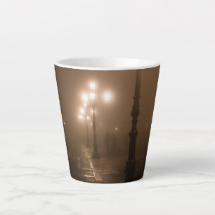 Foggy Piazza San Marco, Venice Latte Mug
