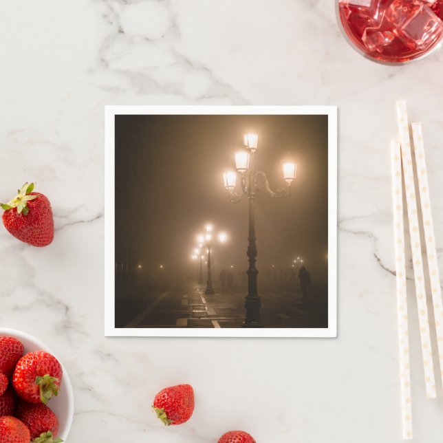Foggy Piazza San Marco, Venice Napkin (Insitu)