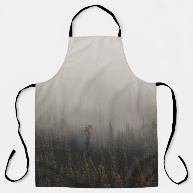FOGGY PINE TREES APRON (Front)