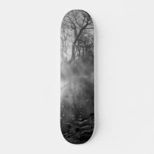 Foggy River Morning Sunrise Skateboard