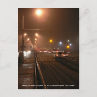 Foggy San Francisco... Postcard