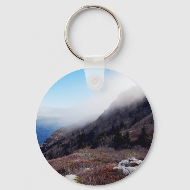 Foggy Seashore Key Ring (Front)