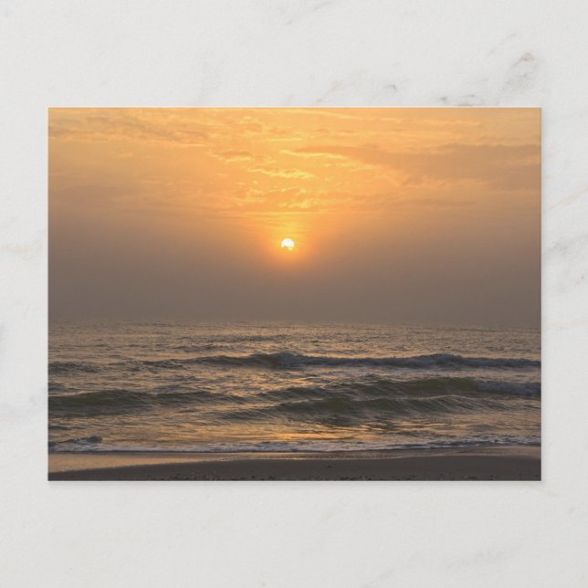 Foggy Sunset, Cape San Blas, Florida Postcard (Front)