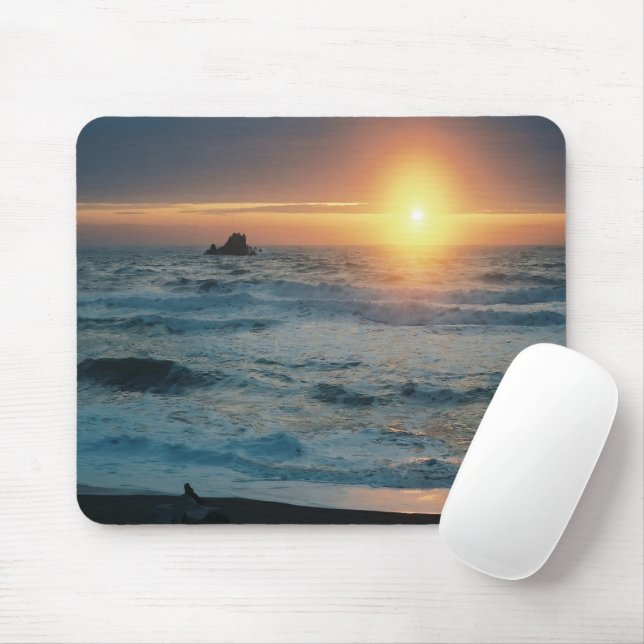 Foggy Sunset/Seascape...... Mouse Mat (With Mouse)