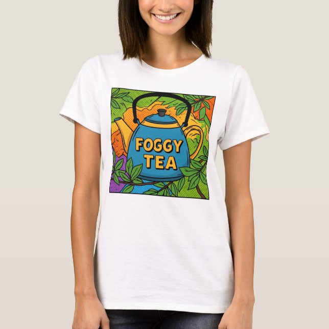 Foggy Tea-shirr T-Shirt (Front)
