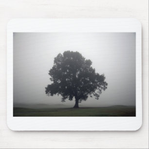 Foggy Tree Mouse Mat