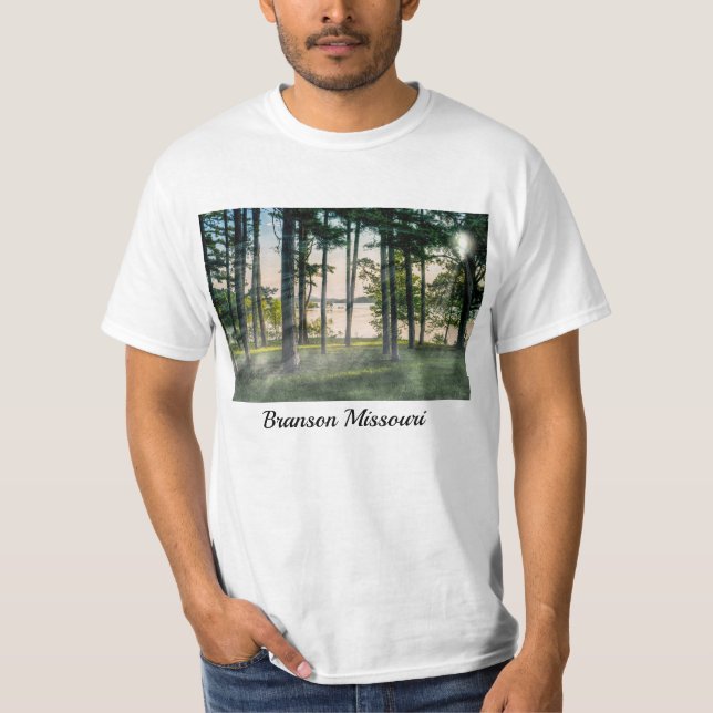 Foggy Trees At Table Rock T-Shirt (Front)