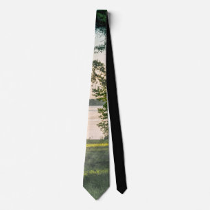 Foggy Trees At Table Rock Tie