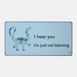 Foghorn Dino I Hear You Funny Meme Desk Mat