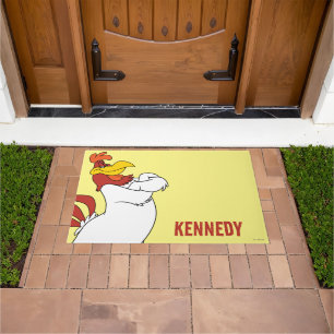 Foghorn Leghorn Arms Crossed Doormat
