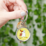 Foghorn Leghorn Arms Crossed Key Ring<br><div class="desc">LOONEY TUNES™ | Check out this iconic pose of Foghorn Leghorn with his arms crossed over his chest!</div>