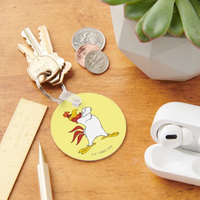 Foghorn Leghorn Arms Crossed Key Ring (Desk)