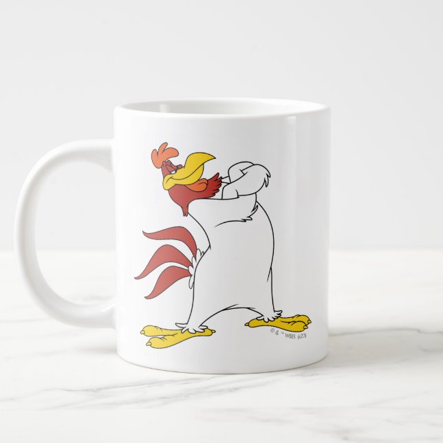 Foghorn Leghorn Arms Crossed Large Coffee Mug (Left)