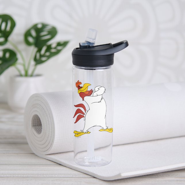 Foghorn Leghorn Arms Crossed Water Bottle (Yoga)