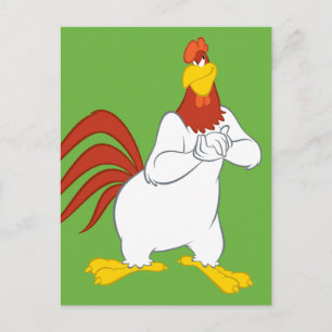 Foghorn Leghorn   Mischievous Stare Postcard