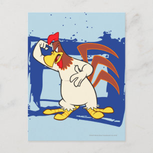 Foghorn Points to Head Postcard