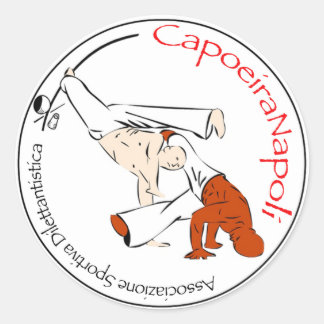 Foglio 6 adesivi CapoeiraNapoli Classic Round Sticker