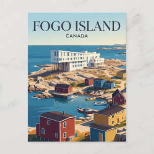 Fogo Island Canada Postcard