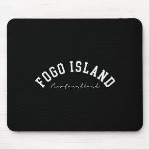 Fogo Island Newfoundland Canada College Text Mouse Mat
