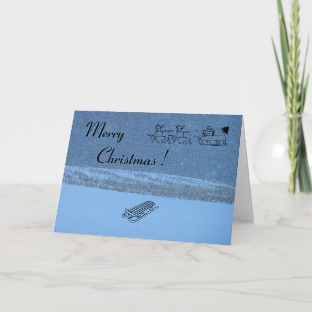 Fogotton Sleigh Holiday Card (Front)