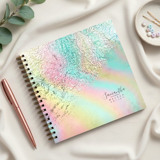 Foil Abstract Holographic Rainbow ID775 Notebook (Creator Uploaded)