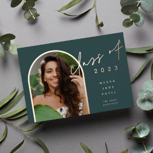 Foil Arch   Photo Graduation Announcement