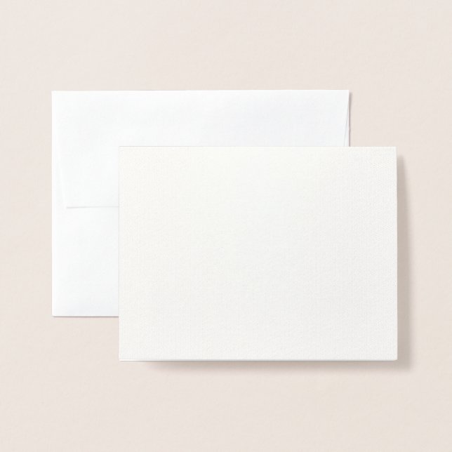 Foil Card (Front With Envelope)