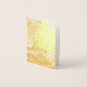 FOIL CARD, BEAUTIFUL BOHO IMAGE  CARD