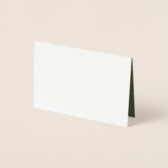 Foil Card with Sparkle Moss Interior – Customise (Front)