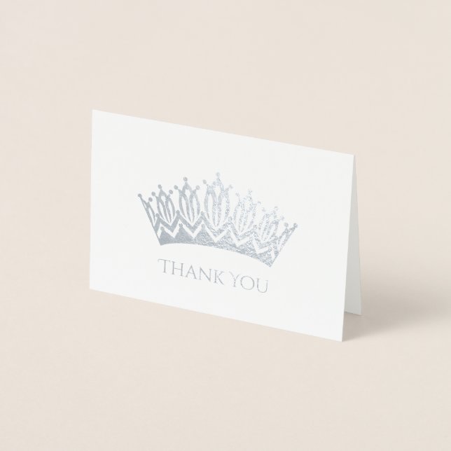  Foil Crown Mini Card (Front)