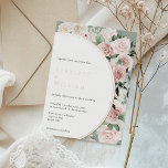 FOIL Dusty Rose Gold Sage Vintage Floral Wedding<br><div class="desc">This foil dusty rose gold sage vintage floral wedding foil invitation is a dreamy ensemble that embodies the essence of vintage charm and modern elegance. Featuring handcrafted designs adorned with eucalyptus greenery, and dusty rose florals accented with rose gold foil geometric borders and typography against a bright white and sage...</div>
