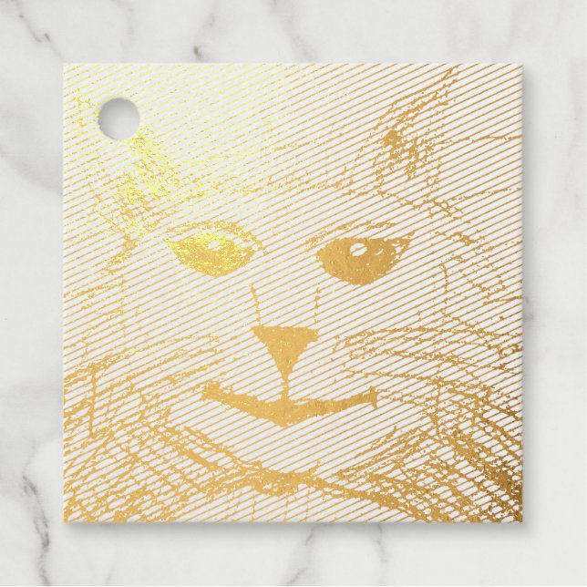 Foil Favor Tag (Front)