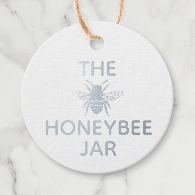 Foil Favor Tag - Personalized Homemade Produce (Front)