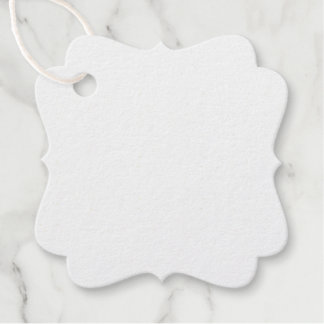 Foil Favour Tag