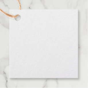 Foil Favour Tag