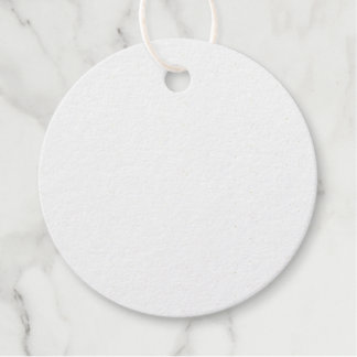 Foil Favour Tag