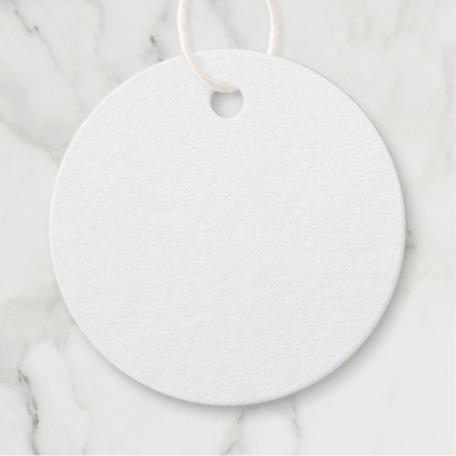 Foil Favour Tag (Front)