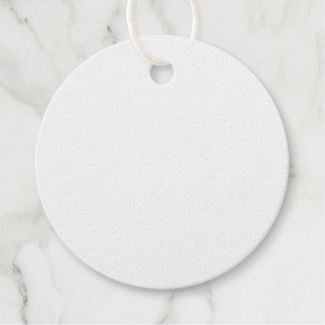 Foil Favour Tag (Front)