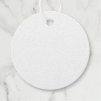 Foil Favour Tag